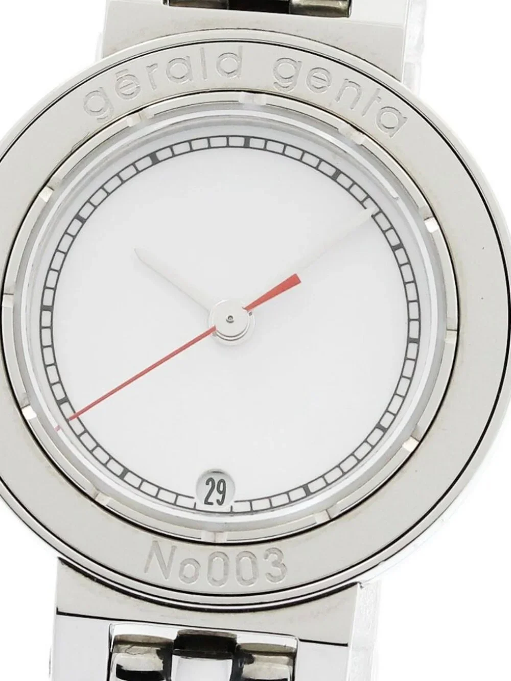 Gerald Genta Retro classic G3338.7 Date white Dial Quartz Ladies Watch_963342